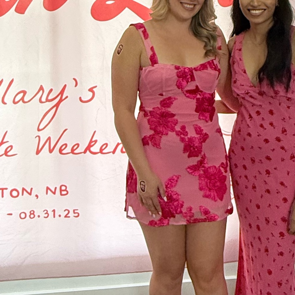 Pink Floral Dress - Picture 2 of 4